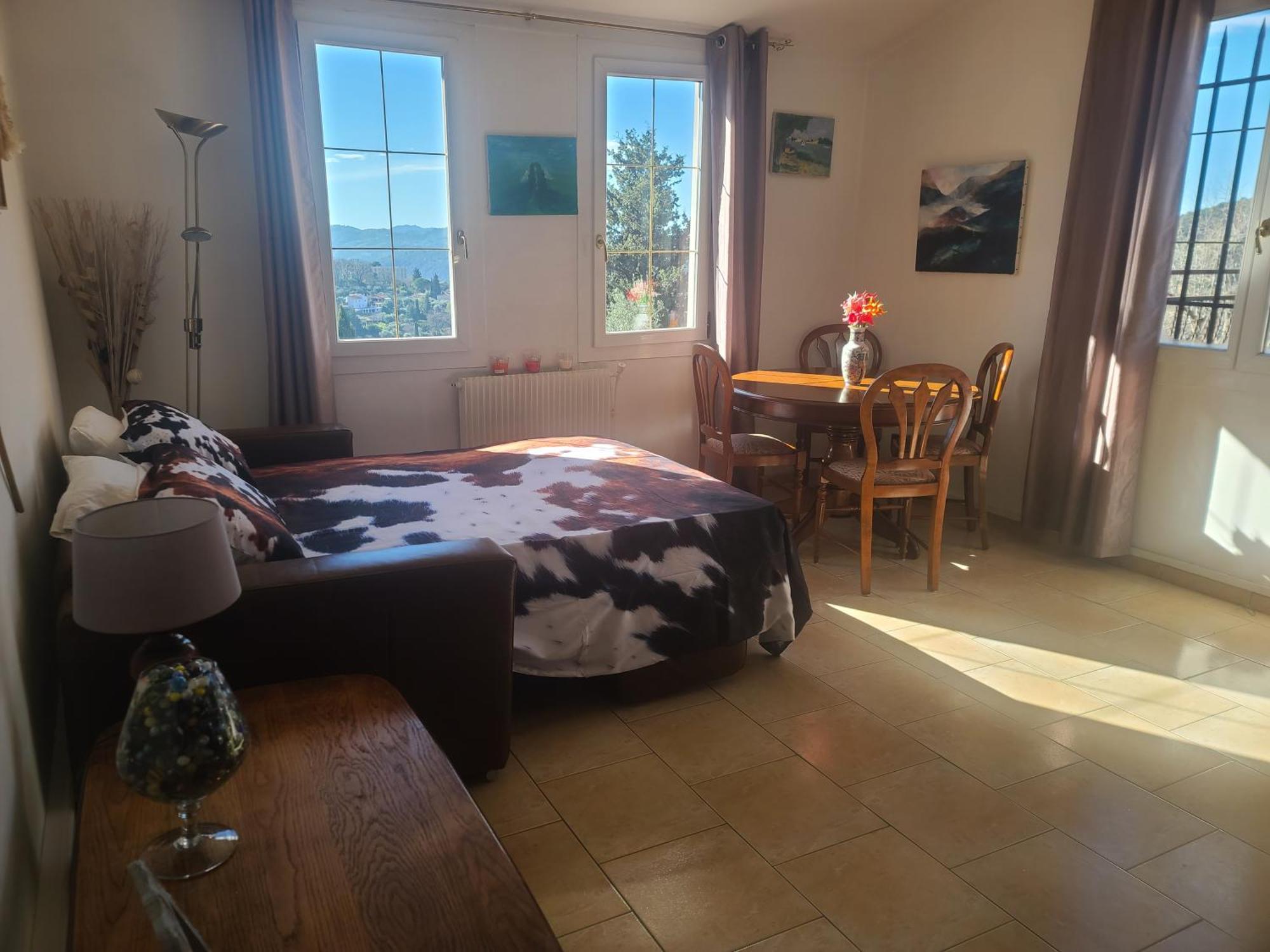 Апартаменти De 1 A 6 Avec Terrasse Solarium, Vue Panoramique Et Parking Gratuit Грасс Екстер'єр фото